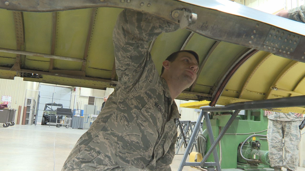 B-52 skin repair